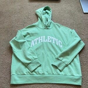 Oversized H&M green athletics hoodie